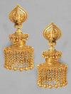 Gold Plated Handcrafted Traditional Temple Jhumka Earrings